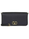 Gold V Logo Signature Shoulder Bag Bag Black - VALENTINO - BALAAN 2