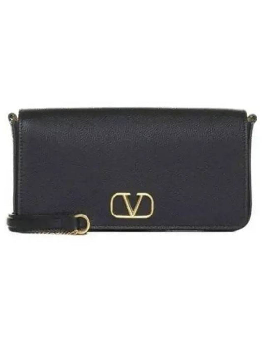 Gold V Logo Signature Shoulder Bag Bag Black - VALENTINO - BALAAN 2