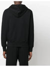 Face Patch Cotton Hoodie Black - ACNE STUDIOS - BALAAN 7