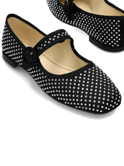 Georgia Square Toe Mary Janes Flat Black - REPETTO - BALAAN 2