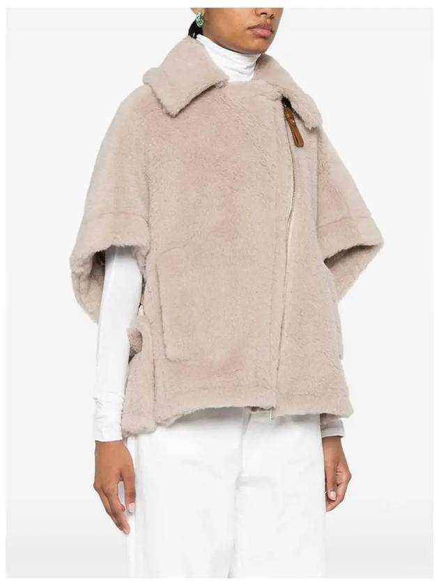 Newmanto 1 Teddy Cape Beige - MAX MARA - BALAAN 5