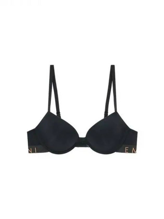 UNDERWEAR Women s Logo Band Microfiber Push up Bra Black 271052 - EMPORIO ARMANI - BALAAN 1