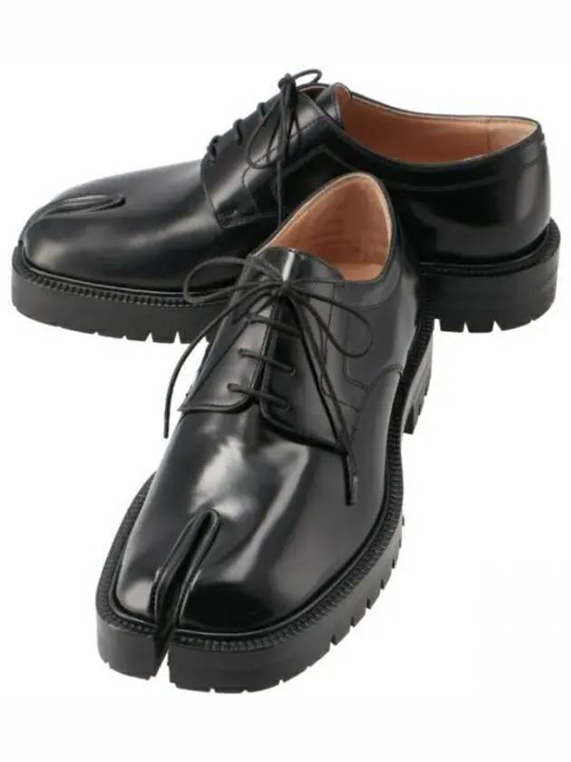 Tabi Lace Up Derby Black - MAISON MARGIELA - BALAAN 2