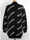 Multi logo women s cardigan M - BALENCIAGA - BALAAN 4