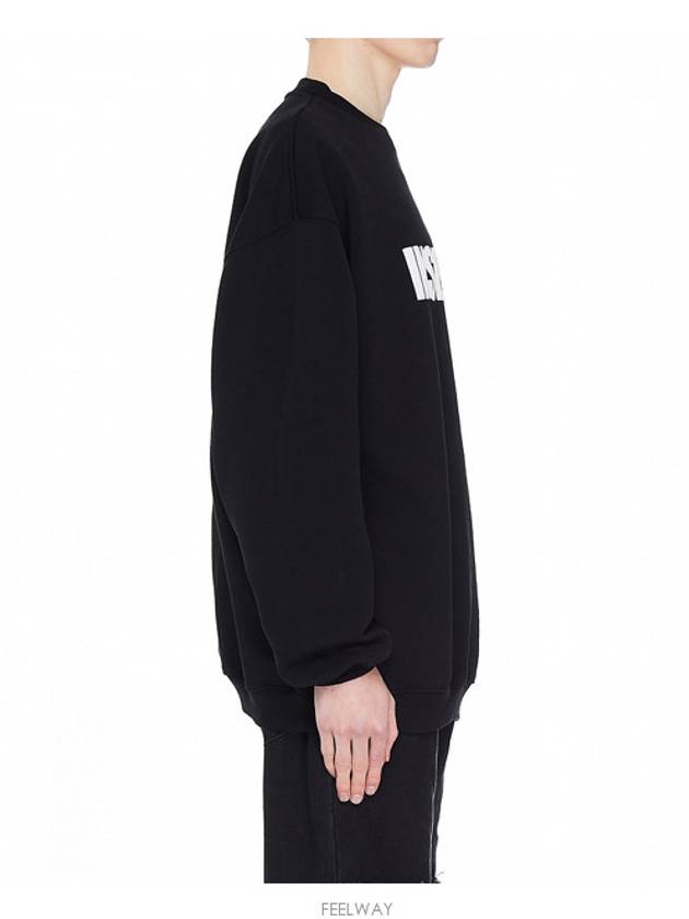 Insecurity Print Sweatshirt Black - VETEMENTS - BALAAN 4