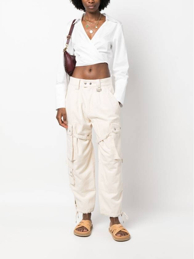 Isabel Marant Trousers Beige - ISABEL MARANT - BALAAN 2