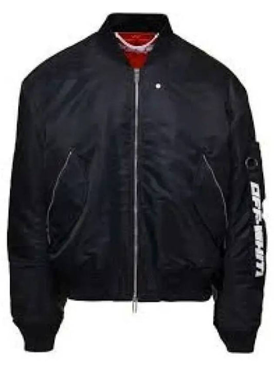 Rogo nylon bomber jacket black - OFF WHITE - BALAAN 2