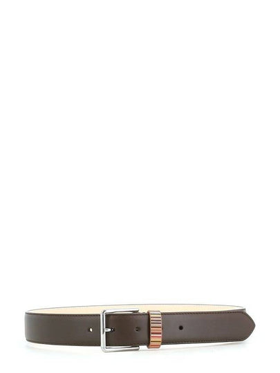 Signature Striped Leather Dark Brown - PAUL SMITH - BALAAN 2