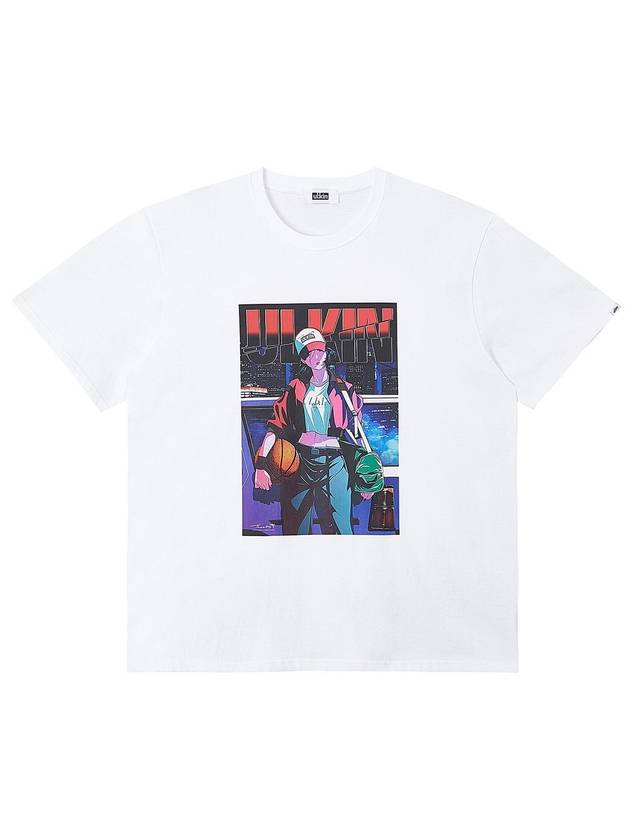 Artist Night Short Sleeve T-Shirt White - ULKIN - BALAAN 1