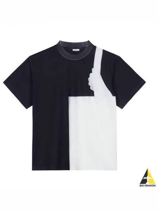 Short sleeve t shirt navy MRTWXJER004 COT006 - SUNNEI - BALAAN 1