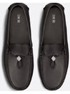 CD Diamond Grained Calfskin Loafers Black - DIOR - BALAAN 3