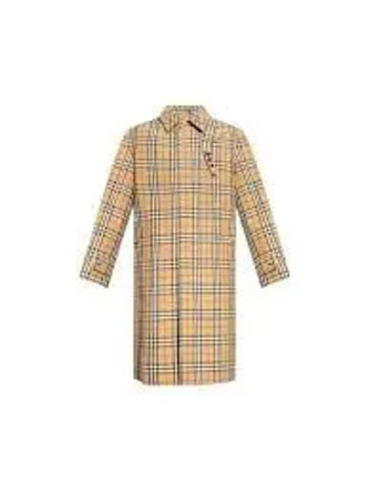 Check Cotton Trench Coat Beige - BURBERRY - BALAAN 2