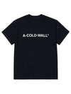 A COLD WALL ACWMTS092 BLACK Men's Short Sleeve Tee - A-COLD-WALL - BALAAN 4