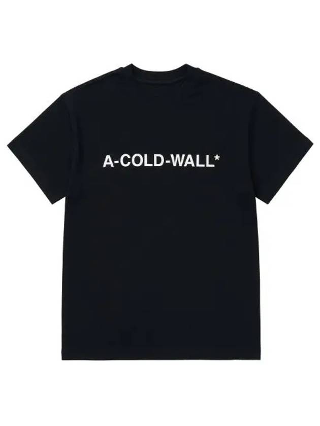 A COLD WALL ACWMTS092 BLACK Men's Short Sleeve Tee - A-COLD-WALL - BALAAN 4
