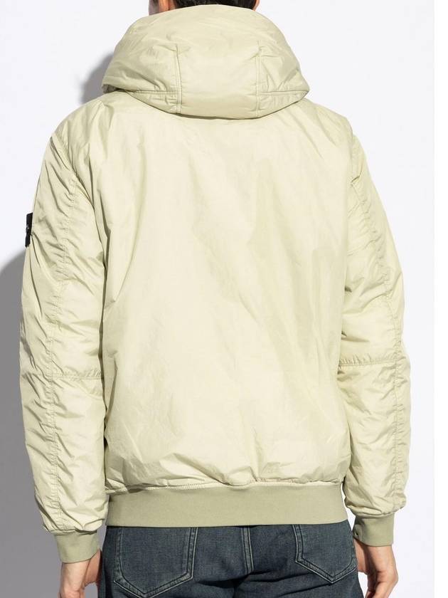 Crinkle Reps R NY Padding Beige - STONE ISLAND - BALAAN 4