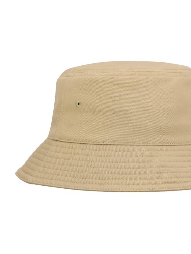 EKD Embroidered Cotton Bucket Hat Beige - BURBERRY - BALAAN 3