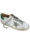 Superstar Low Top Sneakers Green White - GOLDEN GOOSE - BALAAN 2