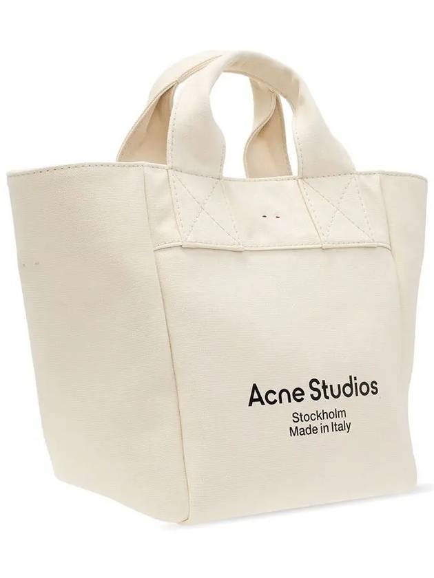 Logo Printing Large Canvas Tote Bag Beige - ACNE STUDIOS - BALAAN 5