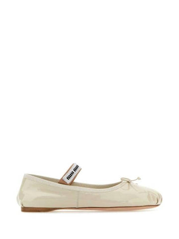 Ballerina Flats 5F794DFDX05JHR F0304 White - MIU MIU - BALAAN 1