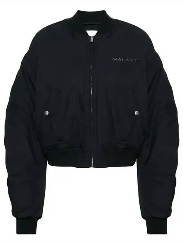 Bessime Bomber Jacket Faded Black - ISABEL MARANT - BALAAN 2