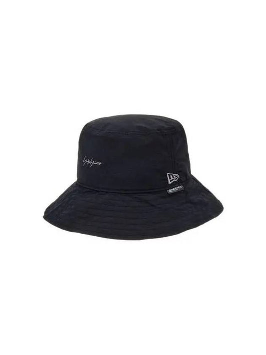 HOMME NEW ERA logo embroidered nylon bucket hat black 271013 - YOHJI YAMAMOTO - BALAAN 1