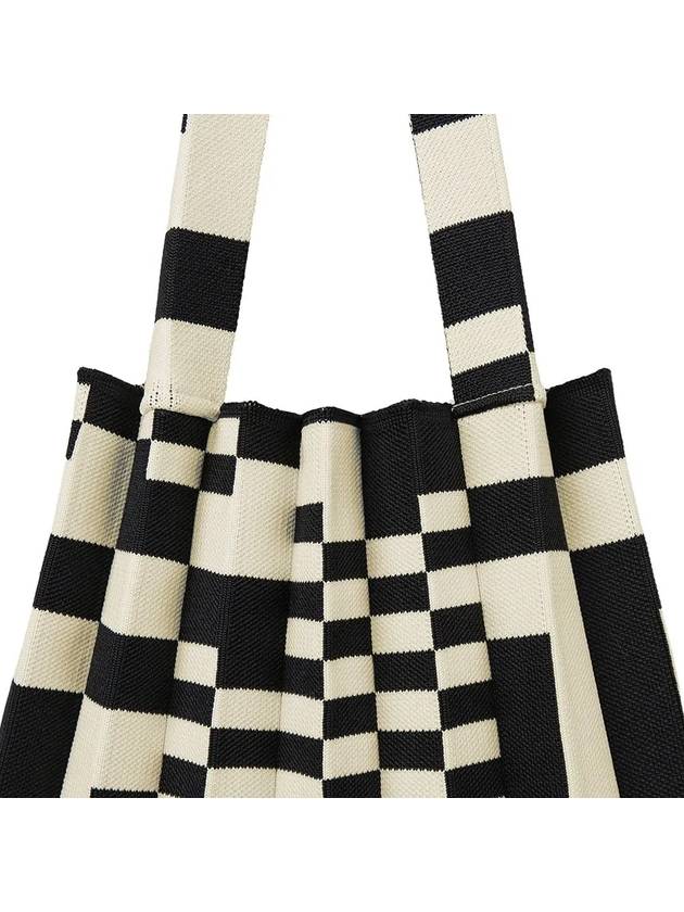 Tote Bag Grid Black - PLEATSMAMA - BALAAN 5