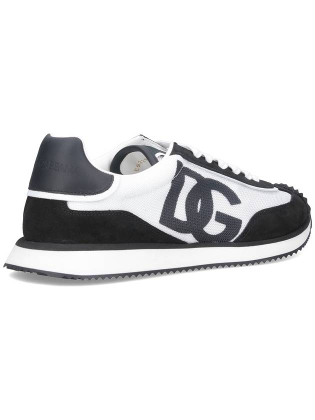 DG Logo Cushion Low Top Sneakers White Black - DOLCE&GABBANA - BALAAN 5