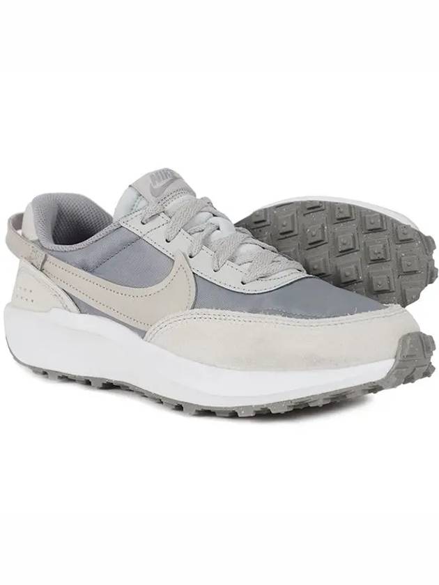 Waffle Debut Low Top Sneakers Particle Grey - NIKE - BALAAN 3