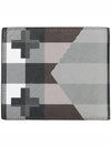 Geometric Check Half Wallet Birch Brown - BURBERRY - BALAAN 4