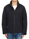 Micro Twill Pure Insulation Technology Primaloft Jacket Navy - STONE ISLAND - BALAAN 3