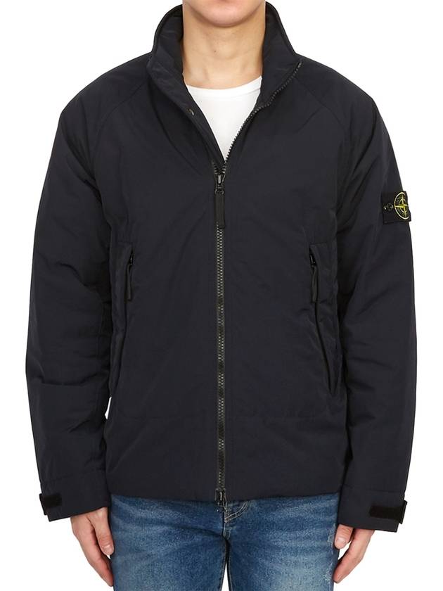 Micro Twill Pure Insulation Technology Primaloft Jacket Navy - STONE ISLAND - BALAAN 3