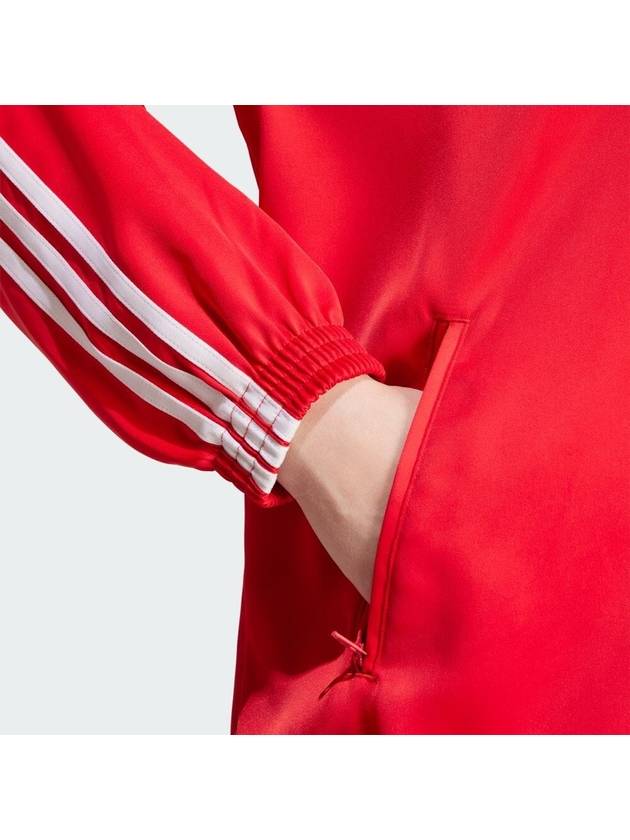 Oversized Track Top Jacket IP0700 Red WOMENS JP L XL - ADIDAS - BALAAN 5