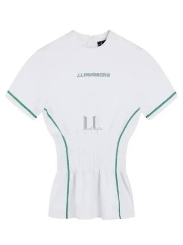 Kim short sleeve t-shirt white - J.LINDEBERG - BALAAN 2