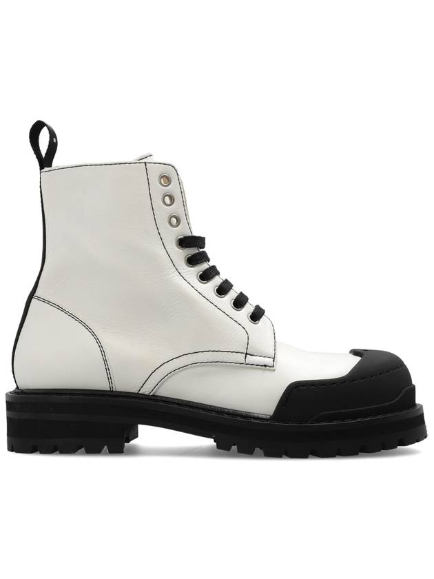 White Leather DADA Army Combat Boots TCMS009803P508800W03 B0560956695 - MARNI - BALAAN 2