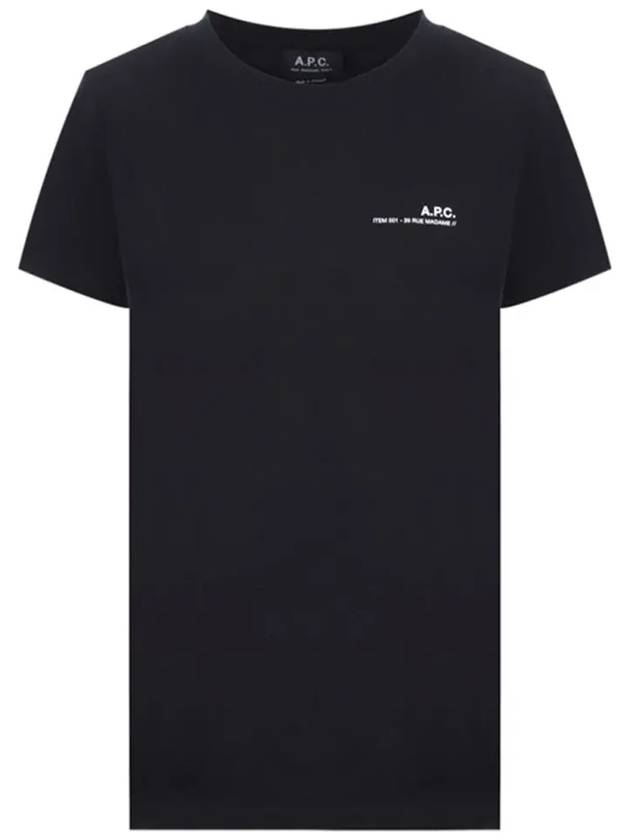 Women's Item Logo Short Sleeve T-Shirt Black - A.P.C. - BALAAN 3