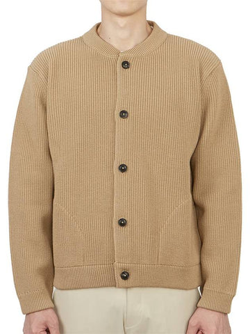 Men's Cardigan SKIPPER JACKET CAMEL - ANDERSEN-ANDERSEN - BALAAN 1