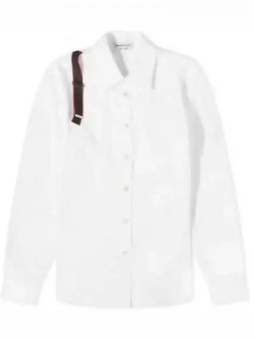 Strap Harness Shirt White 6152719000 - ALEXANDER MCQUEEN - BALAAN 1