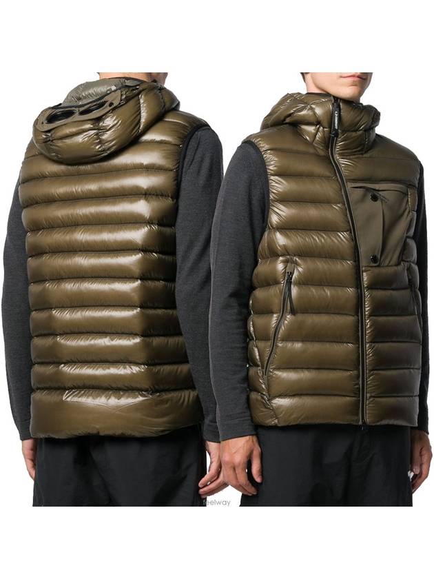 Goggle Lens Hooded Vest Olive Khaki - CP COMPANY - BALAAN 2