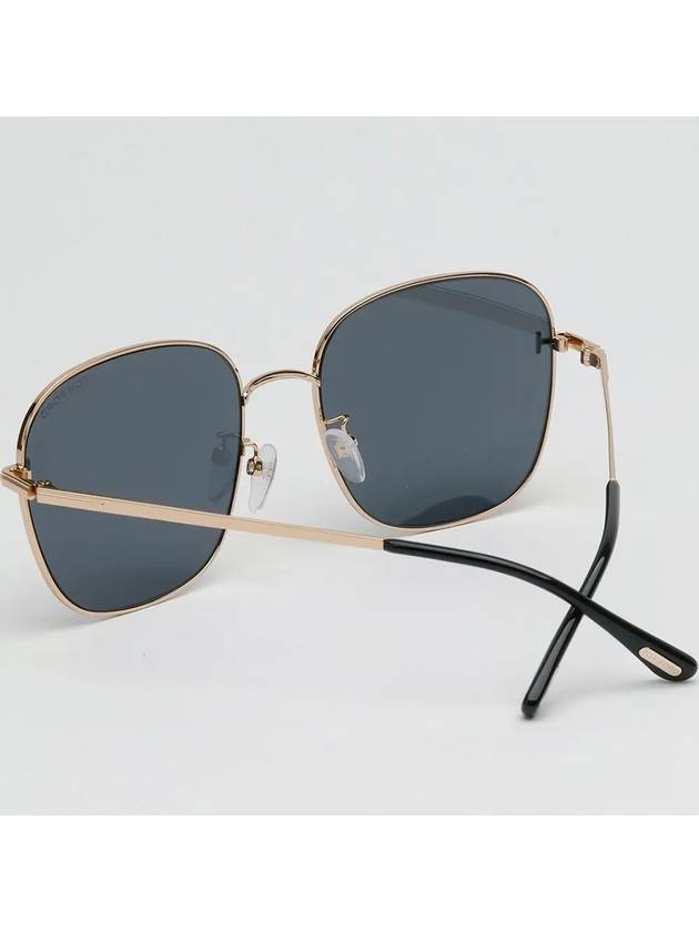 Sunglasses TF888K 01A Oversized Light Metal Asian Fit - TOM FORD - BALAAN 4