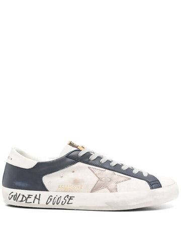 Golden Goose Super-Star Sneakers In Nappa With Distressed Effect Shoes - GOLDEN GOOSE - BALAAN 1