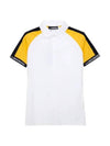 Women's Perinne  Short Sleeve Polo Wax Yellow - J.LINDEBERG - BALAAN 1