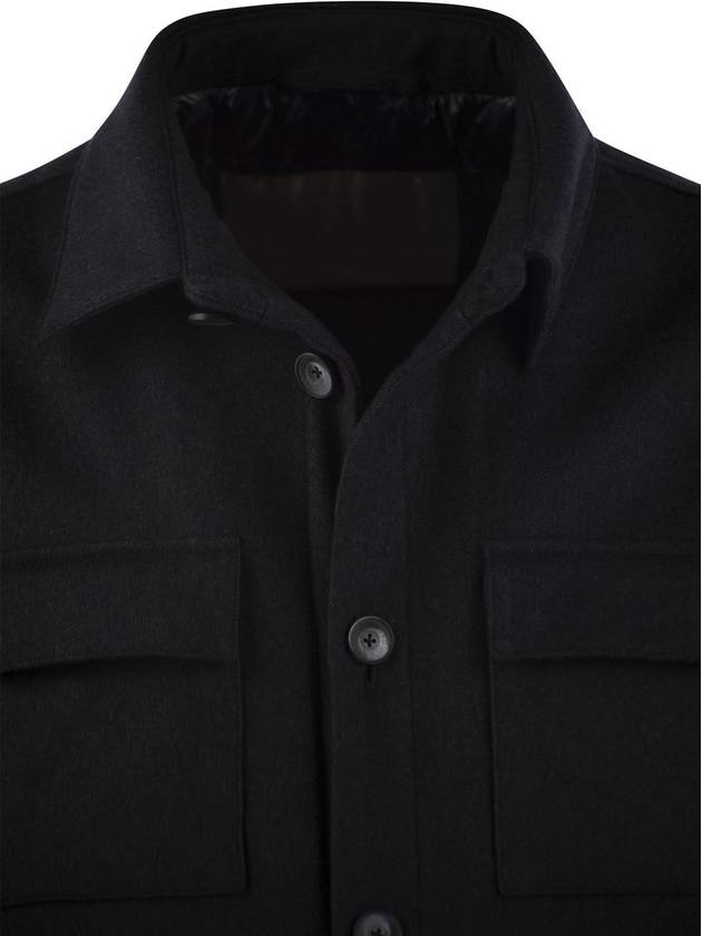 Cashmere and silk resort shirt - HERNO - BALAAN 4