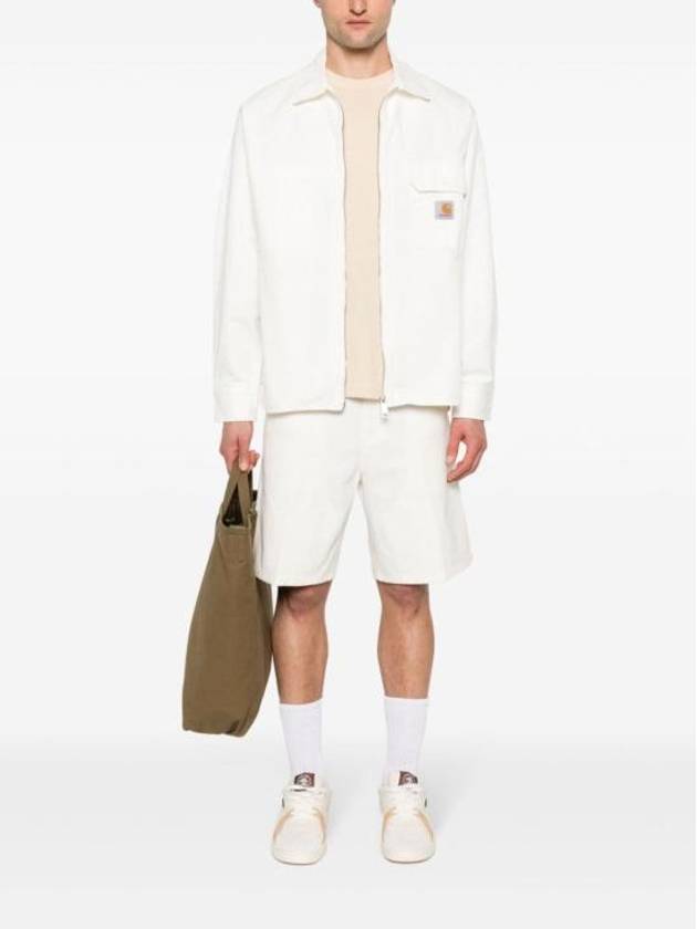 Double Knee Shorts White - CARHARTT WIP - BALAAN 3