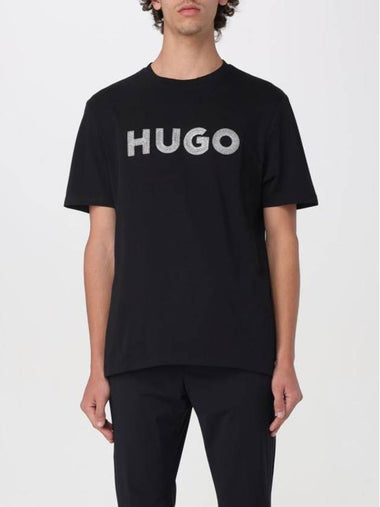 Short Sleeve T-Shirt 50509958 001 Black - HUGO BOSS - BALAAN 1