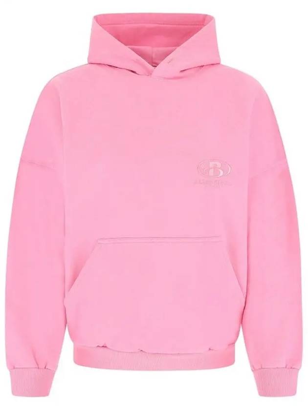 Women's Pink B Logo Hoodie 675003TLV97 E244 - BALENCIAGA - BALAAN 1