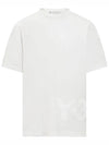 Big Logo Cotton Short Sleeve T-Shirt White - Y-3 - BALAAN 2