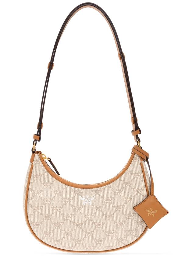 MCM Lauretos Print Shoulder Bag, Women's, Cream - MCM - BALAAN 1