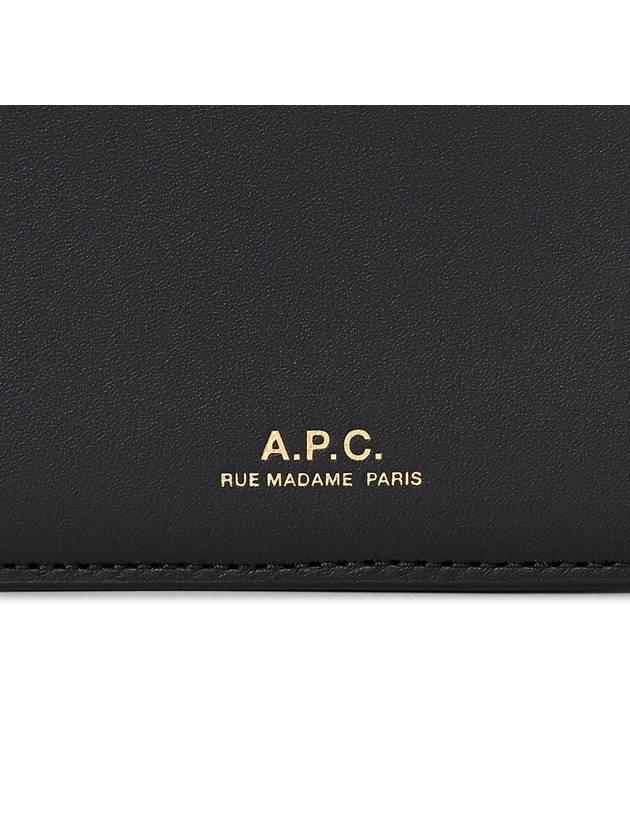 Demi Lune Card Holder Black - A.P.C. - BALAAN 6