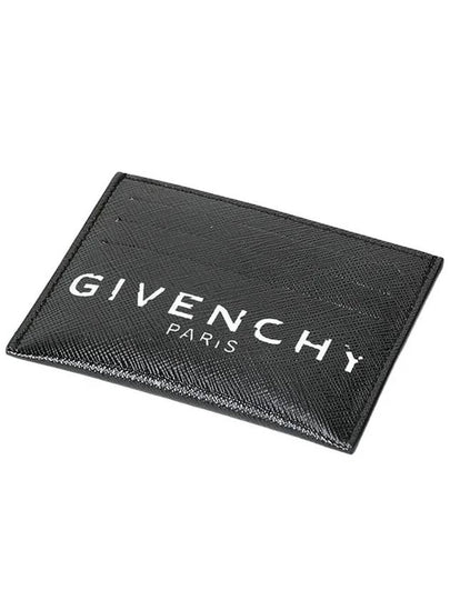 Vintage Signature Logo 3 Fold Card Wallet Black - GIVENCHY - BALAAN 2