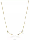 T Smile Small Necklace Gold - TIFFANY & CO. - BALAAN 2